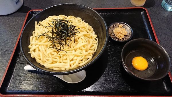 「ニラまぜそば 860円 + 昼セット 270円」@秋田ラーメン はまの写真