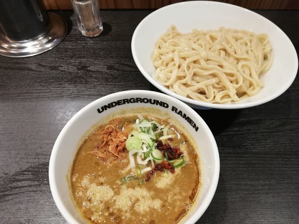 「濃厚カレーつけめん（限定）」@UNDERGROUND RAMEN 川越仲町の写真