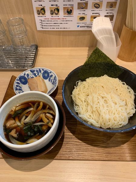 「限定 昆布水つけ麺大 850円」@麺処つむじの写真