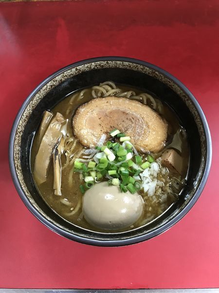 「義匠麺＋味玉」@自家製麺 義匠 森田製麺所の写真