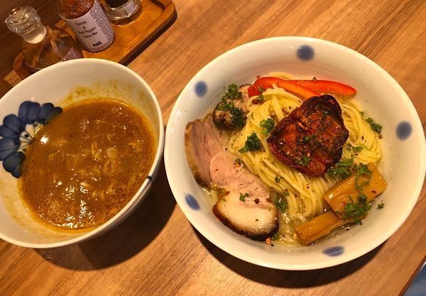 「限定・渡り蟹の濃厚ビスクつけ麺 ¥1200」@Niiの写真