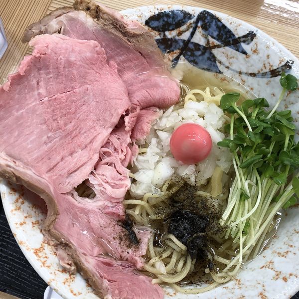 「【限定】冷しらーめん」@仮麺中(角打ち わかさや)の写真