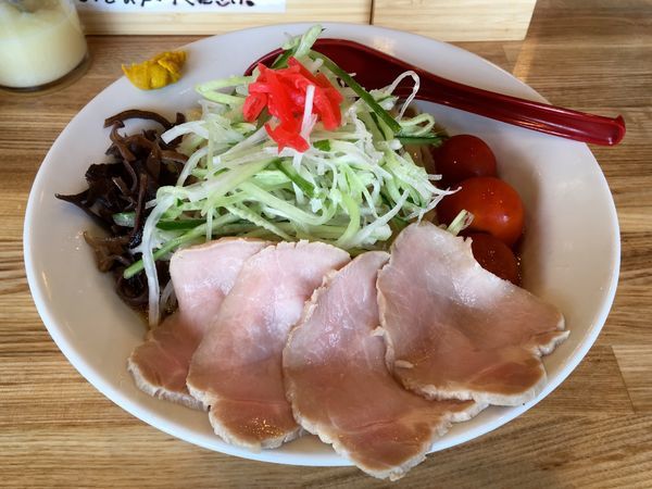 「サッポロラガービール赤星 → 冷やし中華 肉増し」@くじら食堂 nonowa東小金井店の写真