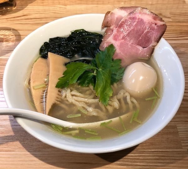 「味玉貝塩らーめん （￥900）」@らーめん 改の写真