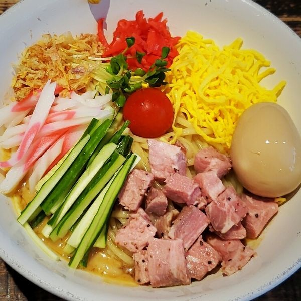 「【夏季限定】伊東の胡麻タレ冷やし ８５０円」@麺や 結の写真