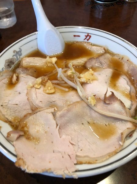 「チャーシューワンタン麺」@中華そば 一力 本店の写真