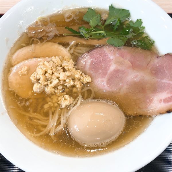 「中華そば ¥680＋味玉 ¥100」@らーめん つけ麺 けのひの写真