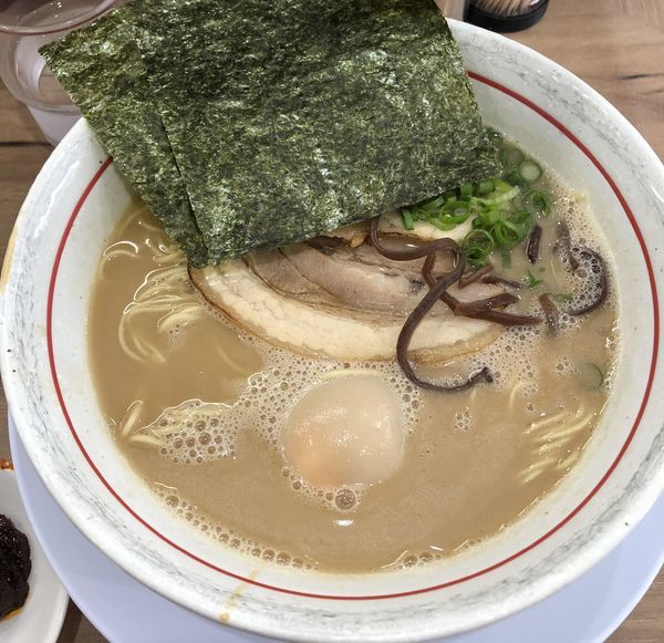 「らーめん＋うま辛みそ＋替玉（￥680＋￥20＋￥100）」@麺場 絆1048の写真