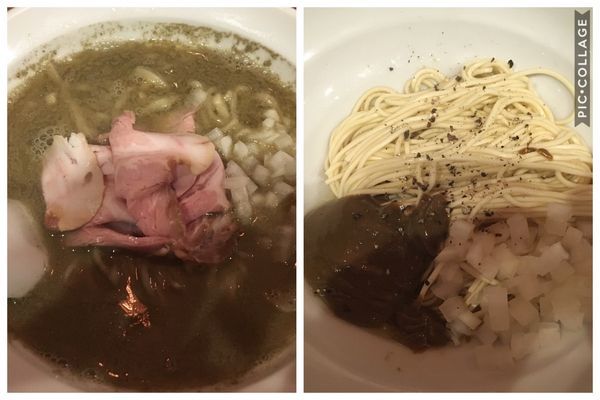 「豚蕎麦version2〜横浜家系オマージュ〜＋牡蠣の和え玉」@麺処 にぼし香 横浜店の写真