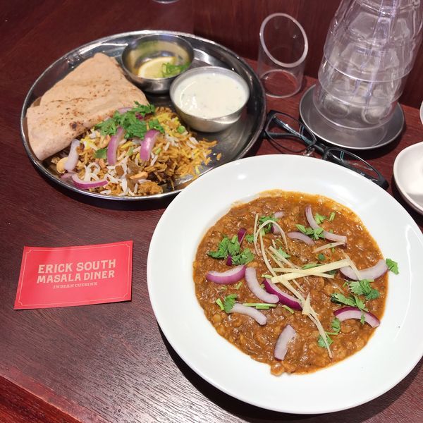 「ビーフハリーム定食」@エリックサウス マサラダイナーの写真