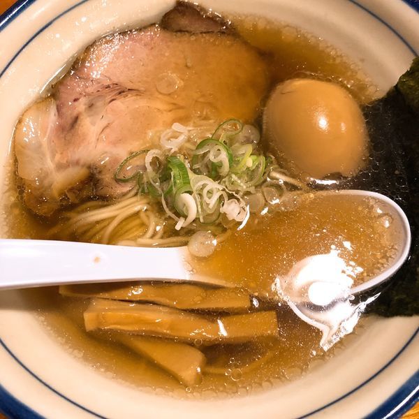 「煮玉子中華そば ¥760」@上州地鶏ラーメン 翔鶴の写真