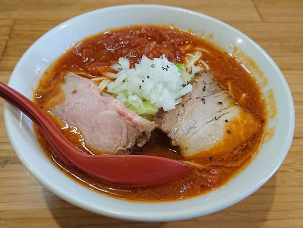 「とまとらーめん」@カッパ64 福生店の写真