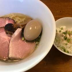 冷鯛らーめん塩ごはん付き