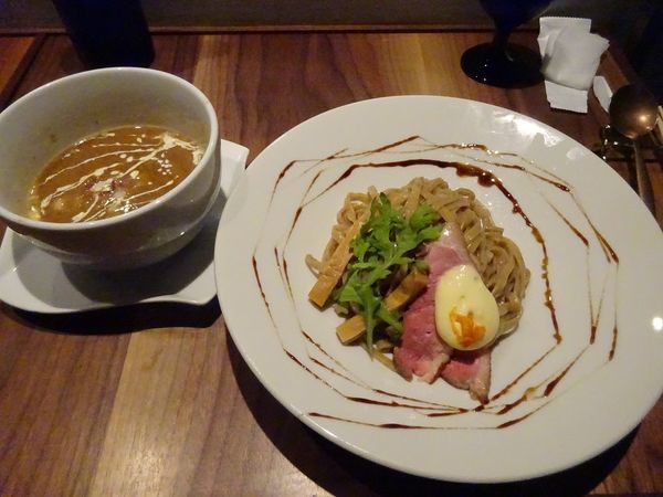 「つけ麺　みかんソース（M・ロース）」@Gion Duck Noodlesの写真