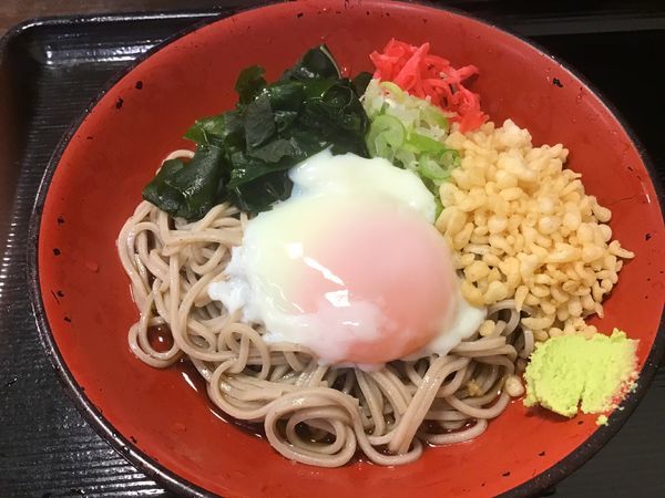 「朝そば(冷やしたぬきそば)320円」@名代 富士そば 柏店の写真