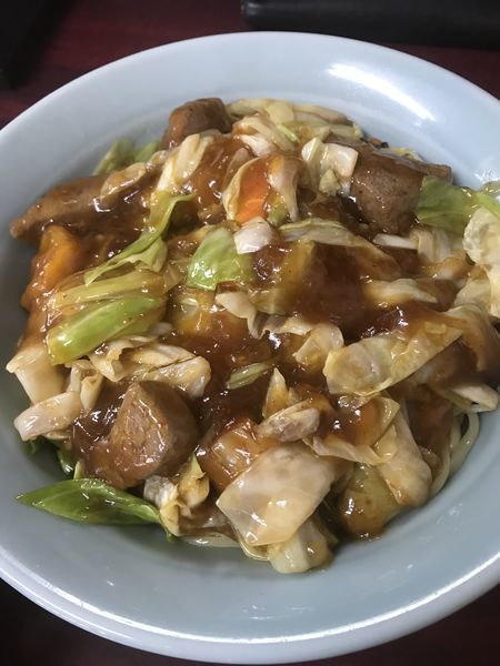 「スタミナ冷やし大盛り」@スタミナラーメン 松喜吉の写真