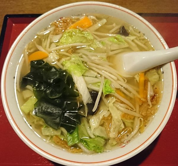 「白えびタンメン(1000円)」@食堂 天保の写真