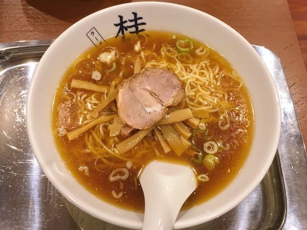 「ラーメン＋半チャーハン」@煮干しだし醤油ラーメン 桂の写真