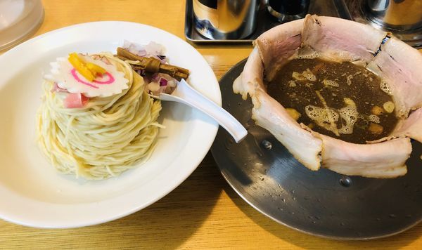「肉つけそば 850円」@中華そば ひらこ屋の写真