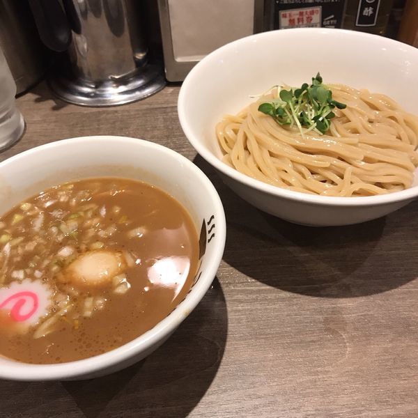 「つけめん 味玉」@つけめんTETSU 京王モール新宿店の写真
