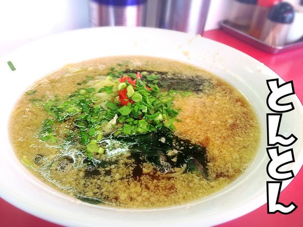 「こってりラーメン￥500」@とんとんラーメンの写真