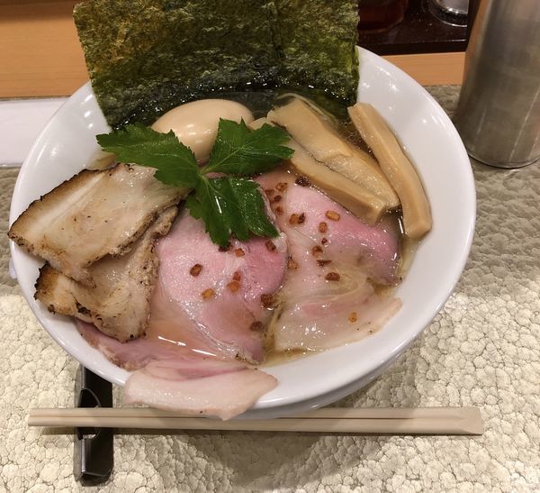 「黄金貝らーめん」@なにわ麺次郎の写真