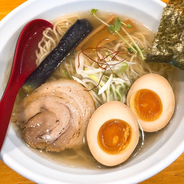 「塩ラーメン ¥700＋味玉 ¥100」@らーめん元気の写真