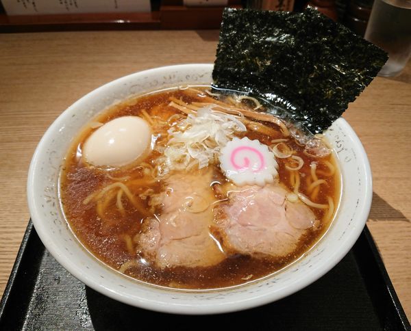 「味玉中華そば」@中華そば 勝本の写真