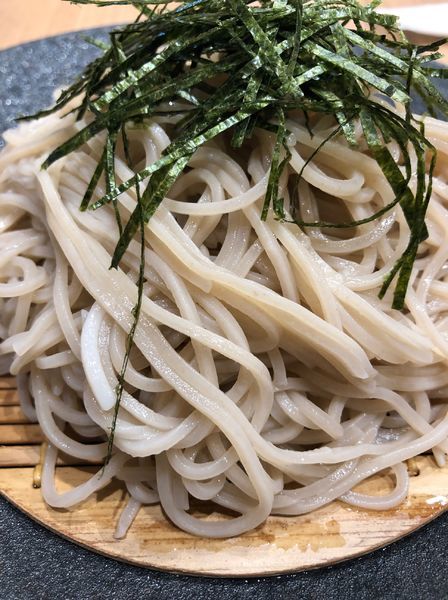 「ざる蕎麦」@DASHIとSOBA水車 エキエ広島店の写真