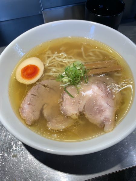 「塩らあめんチャーシュー丼セット」@自家製麺 らあめん吟の写真