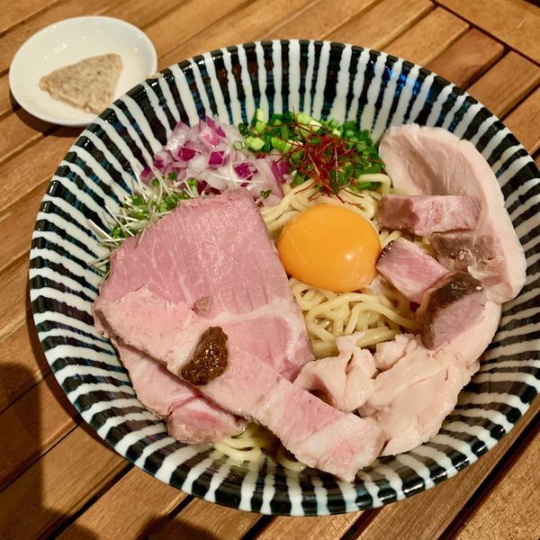 特製まぜそば（ポルチーニオイル）＋ポルチーニバター