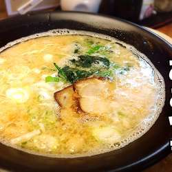 とんこつラーメン¥550+味付背脂¥50