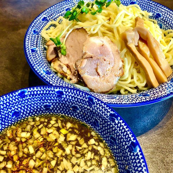 「淡麗煮干しつけ麺750円」@中華そば 富士鹿の写真