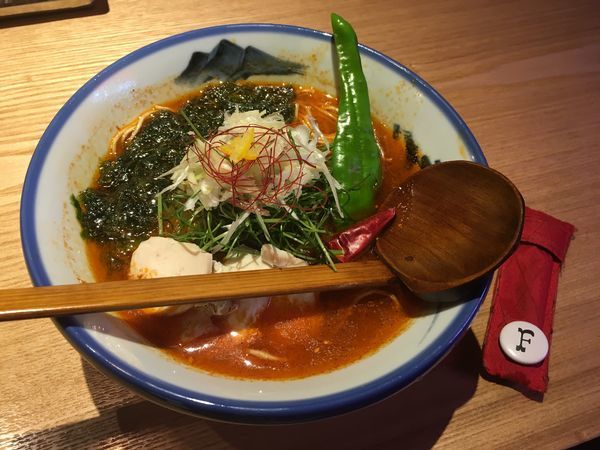 「柚子辛紅らーめん（4丁目）」@AFURI辛紅 kara kurenaiの写真