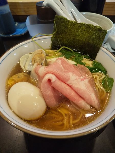 「特製蛤そば」@中華そば 四つ葉の写真