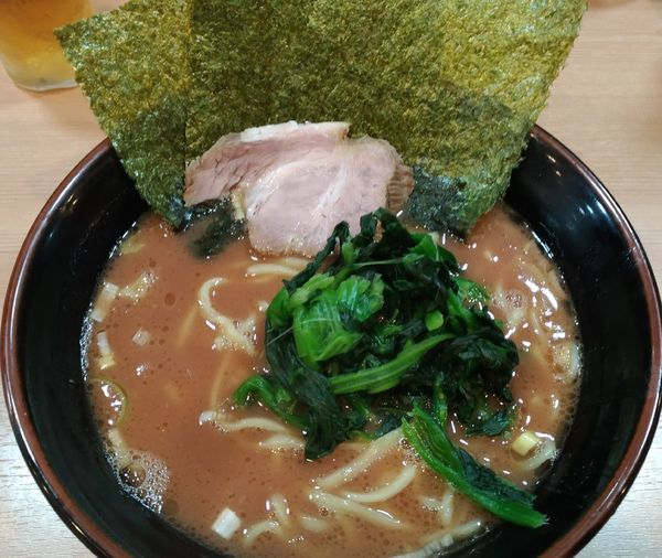 「ラーメン並」@横浜家系らーめん 武道家 賢斗の写真