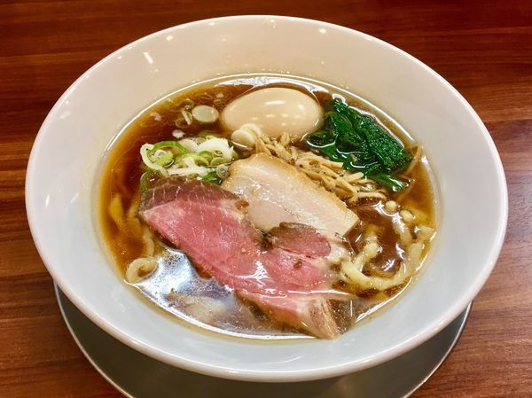 「味玉醤油らーめん」@純手打ち だるまの写真