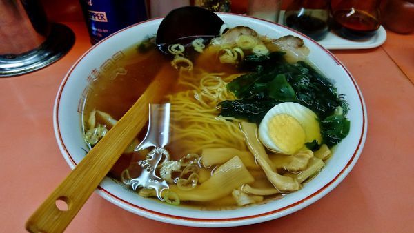 「支那そばチャーハンセット+瓶ビール」@ラーメンショップ マルキチェーン 拝島店の写真