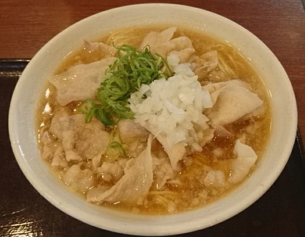 「“肉々”の醤油香る肉そば」@炙り家 日本坂PA店の写真