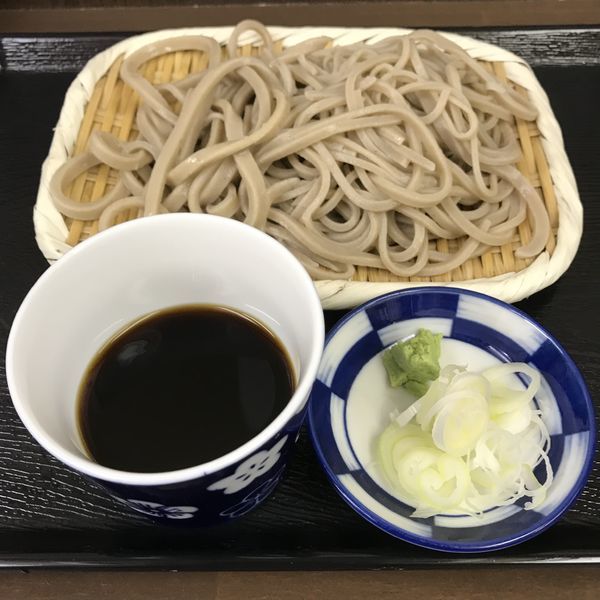 「もりそば（￥380）」@そば切り うちばの写真