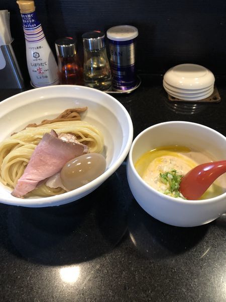 「冷やしホワイトつけ  福来風味」@七福軒の写真