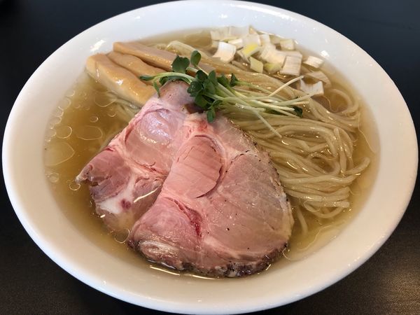 「【限定】冷やし煮干そば 大盛  900円」@麺牛 ひろせの写真
