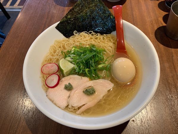 「品川限定冷し第5弾 のどぐろ煮干しの冷やしそば（白醤油）」@麺屋 翔 品川店の写真