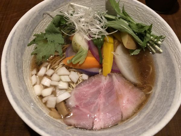 「畑の鶏そば」@麺処 竹川の写真