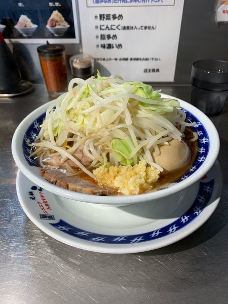 「ラーメン 味玉 ブタ」@ラーメン大 下高井戸店の写真