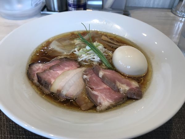 「特製中華蕎麦 醤油」@宍道湖しじみ中華蕎麦 琥珀 東京本店の写真