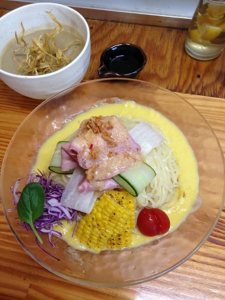 「冷たい夏ごぼうのポタージュ 大盛」@中華そば よしかわの写真