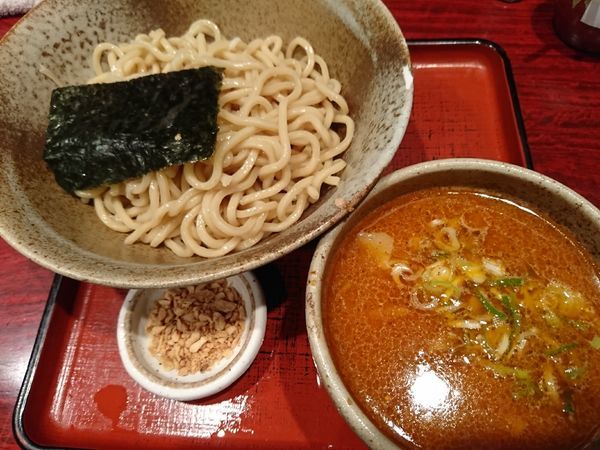 「[限定]ポン酢つけめん(小)750円」@食処 渓の写真