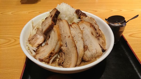 「角ふじブタブタそば1430円+他」@つくば麺屋こうじの写真