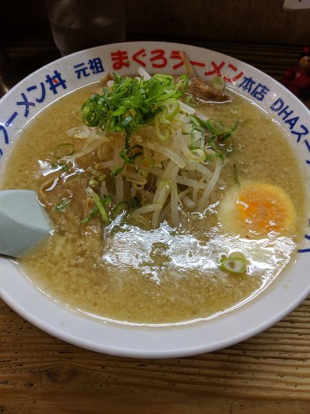 「味噌らーめん」@元祖まぐろラーメン 本店の写真